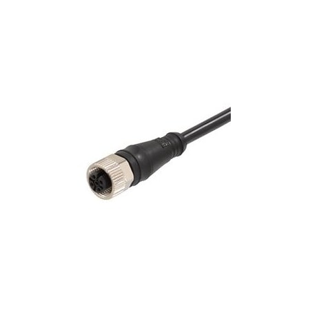 Woodhead Cse M12 4P Ac Fe Str Wsor 3M Se Unsh Bk 804000B30M030